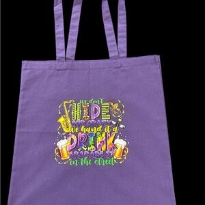 Purple Party Tote Bag